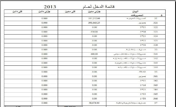 برنامج حسابات